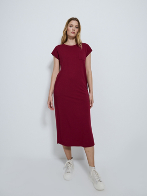 Women's Midi T Shirt Dress Yours Midi T-shirt Dress In Abstract Summer  Print ASOS