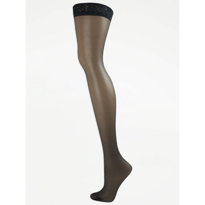 George Black Ultimate Collection Sheen Hold Up 10 Denier Tights 2 Pack