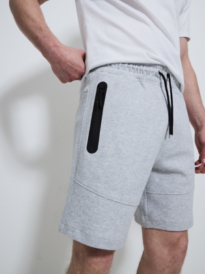 Grey Zip Pocket Jersey Shorts | Men | George at ASDA