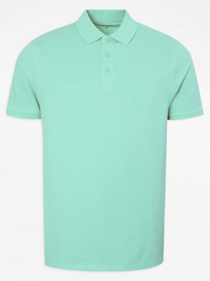asda bottle green polo shirts