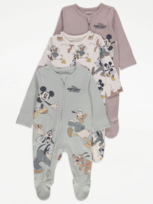 Disney Mickey Mouse Asda George Baby Pyjamas Disney Mickey And