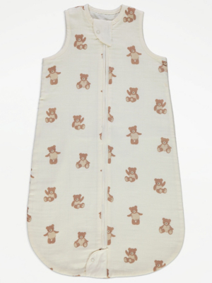 Cream Teddy Bear Sleeping Bag Tog Baby George at ASDA