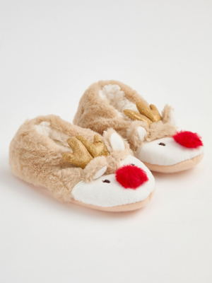 Christmas Reindeer Slipper Socks