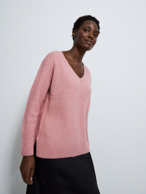 Slouchy V Neck Jumper Women George at ASDA