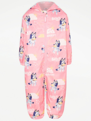 George Asda Kids Puddle Suit Asda Navy Vehicle Lightweight Puddle Suit