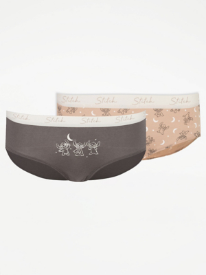 Disney Lilo & Stitch Short Knickers 2 Pack | Lingerie | George at ASDA