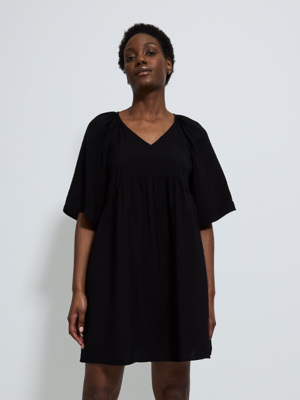 plus size black dresses formal Diedre Satin Semi Midi Dress– Hello Curve Size:US18+ color-description:Black SLNY Floral Midi A-Line