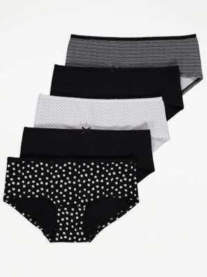 Short Knickers 5 Pack | Lingerie | George at ASDA