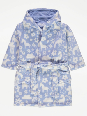 Unicorn Childrens Dinner Set Asda Blue Unicorn Cloud Fleece