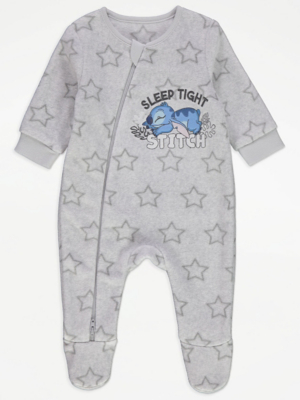 Sleepsuits Asda George Newborn Floral Pointelle Way Zip Fasten