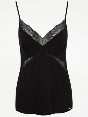 thumbnail image 2 of Karen Scott Cotton Lace-Trim Tank Top - Hip Length Casual Tank 2 of 10