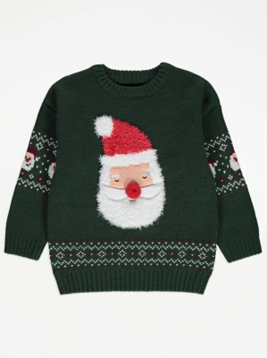 Santa Children's Christmas Jumpers Asda Christmas Bottle