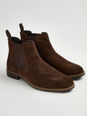 Mens Brown Suede Boots main image 0