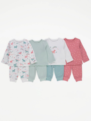 Unicorn Long Sleeve Pyjamas Pack