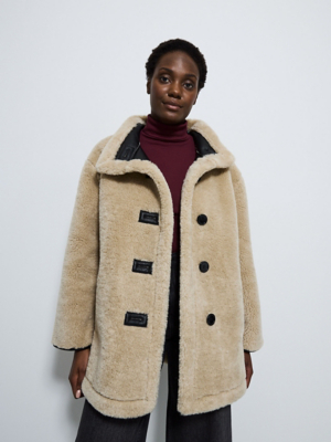 Wool Coat Ladies Winter Coats George At Asda Billie Faiers Camel