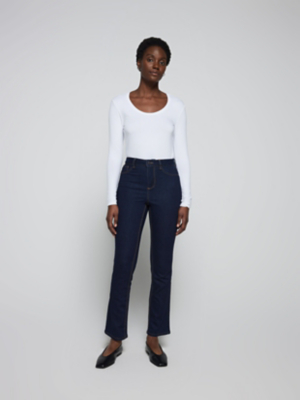 Slim Fit Asda High Waisted Jeans Navy Erin High Waisted Bootcut