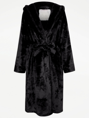 asda ladies dressing gowns Plum Plush Dressing Gown | Lingerie