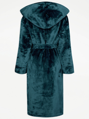 asda ladies dressing gowns Green Plush Gown | Lingerie Nalani