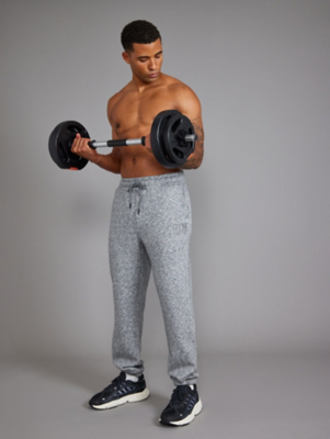 Gym Locker Light Grey Space Dye Joggers | Men | George at ASDA