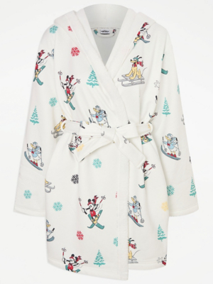 Disney Mickey and Friends Skiing Dressing Gown | Lingerie