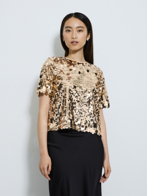 sequin top asda