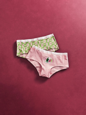 Wicked Glinda and Elphaba Short Knickers 2 Pack | Lingerie | George at ASDA