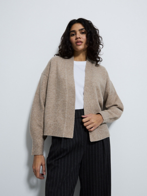 Stone Edge To Edge Knitted Short Cardigan | Women | George at ASDA