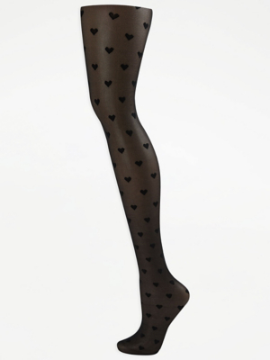 Black Heart Fashion Tights Pack
