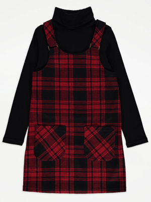 strapless open back dress PINAFORE