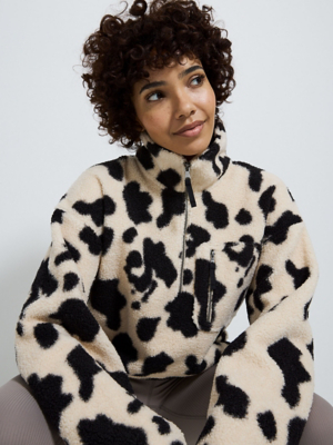 Girl Cream Borg Hoodie Girls Cream Borg Jacket (7-15yrs) Matalan