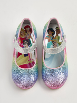 Princess Dress Childrens Dressing Up Shoes Asda Sparkly, Sequin Light Up  Shoes At ASDA