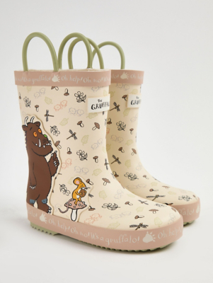 Gruffalo Wellies Asda George The Gruffalo Floral Wellington Boots - Main Image