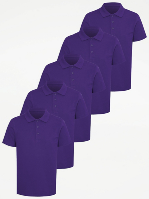 Yellow School Polo Shirt Pack School George at ASDA