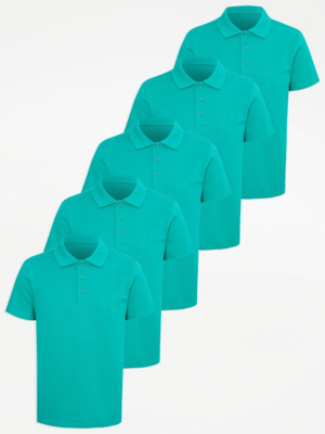Jade Green School Polo Shirt Pack
