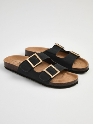 asda ladies black sandals