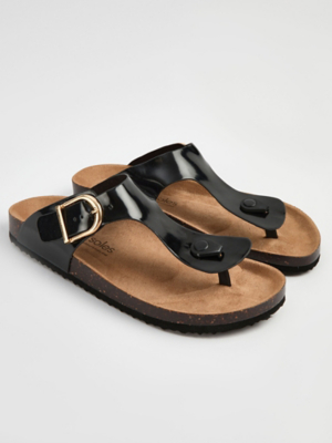 Adjustable Sandals Asda George Mens Flip Flops Toe Post Footbed