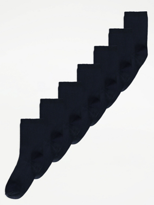 Navy Ankle Socks Pack Lingerie George at ASDA