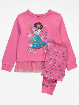 Disney Encanto Mirabel Pink Tutu Long Sleeve Pyjamas | Kids | George at ...