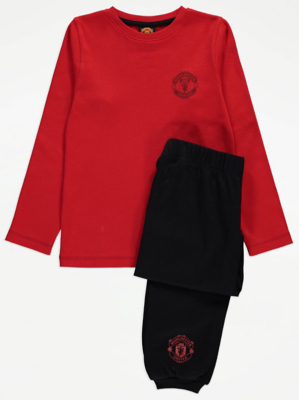 Manchester United Football Club Long Sleeve Pyjamas | Kids | George at ASDA