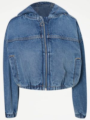 Asda 2025 Baby Girl Jacket Asda Pink Flower Borg Fleece Hooded