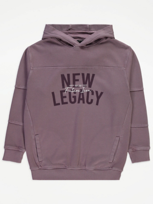Purple Washed New Legacy Hoodie | Kids | George at ASDA