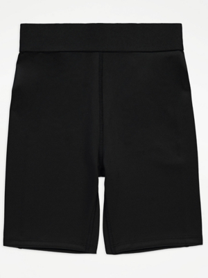 Black Active Sports Cycling Shorts