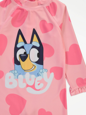 Bluey Costume Toddler Bluey Girls Swimsuit - Super Cute Long Sleeve ...