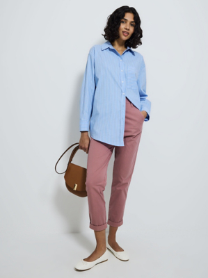 Navy Casual Chino Trousers Women George at ASDA