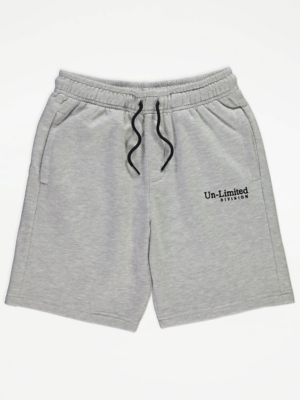 Light Grey Un-Limited Division Jersey Shorts | Kids | George at ASDA
