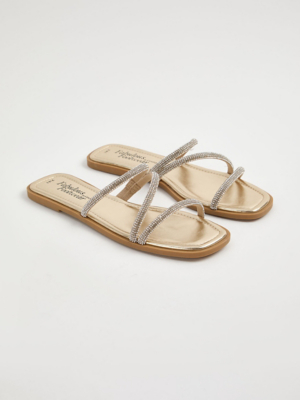 Shop asda gold sandals Clearance Black Friday