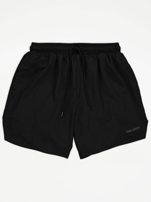 Shorts Asda Sportswear Gym Locker Black Running Shorts