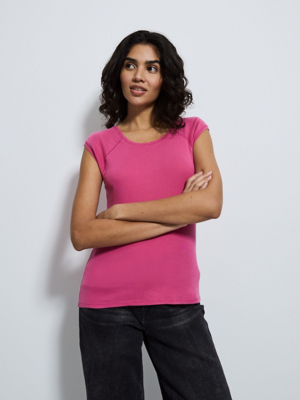 Washed Short Raglan Sleeve Top | Women | George at ASDA