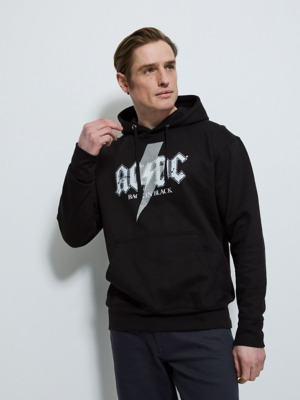 ACDC Back In Black Lightning Hoodie | Men | George at ASDA