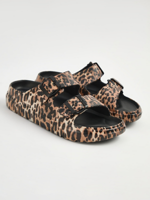 Leopard Walmart Womens Mules Victoria K Leopard Print Slip On